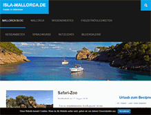 Tablet Screenshot of isla-mallorca.de